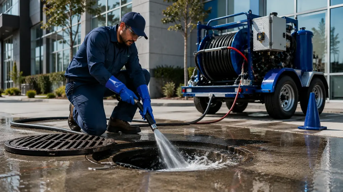 Commercial Hydro Jet Drain Cleaning in Pixley