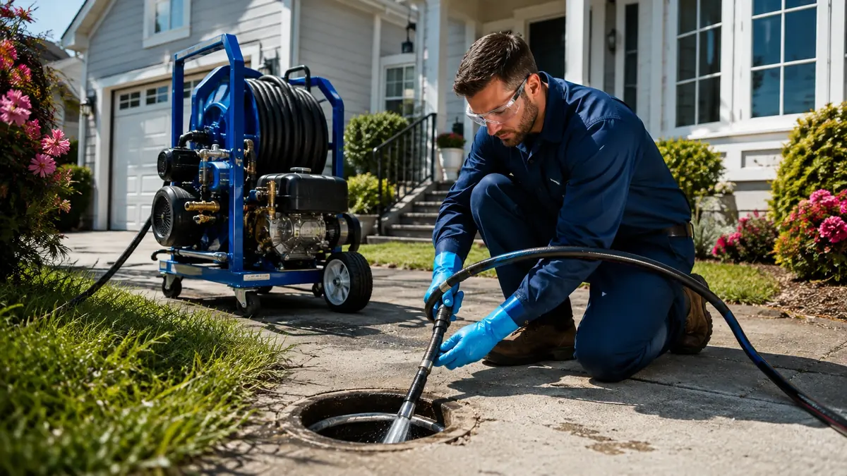 Residential Hydro Jet Drain Cleaning in Pixley