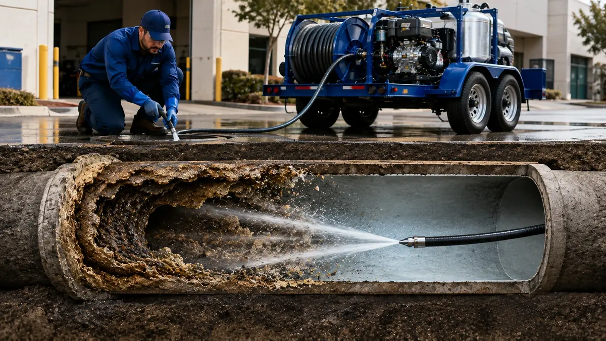 Sewer Pipe Descaling in Pixley